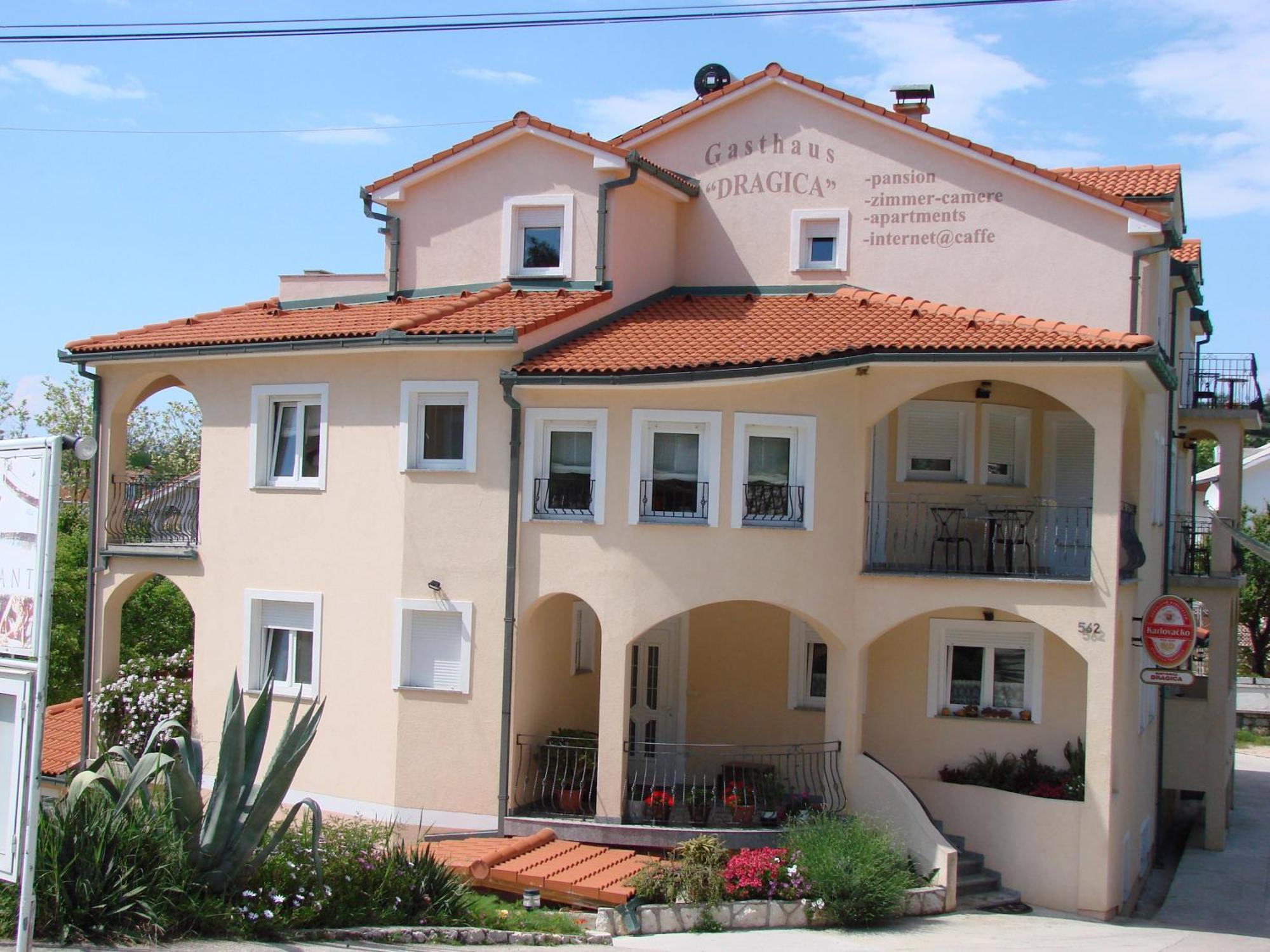 Pansion Dragica Apartman Rab Town Kültér fotó